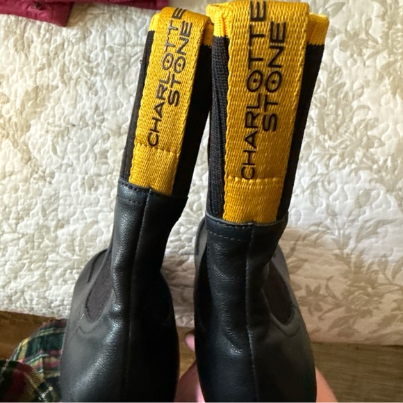 Charlotte Stone women’s like new black platform boots - Picture 8 of 16